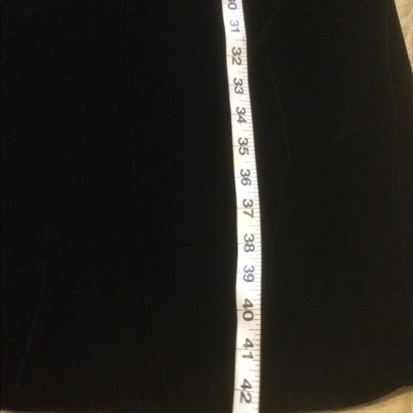 Velvet Black  dress Maggie London size 10 NEW Style by Karen Kong Like New - Picture 12 of 16